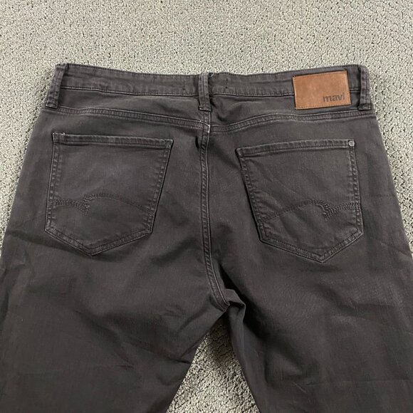 Mavi Jake Slim Leg Jeans Men's 37 x 32 Gray Stretch - Picture 4 of 12